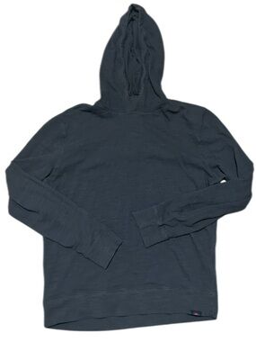 Faherty Sunwashed Organic Hoodie Size M Gray